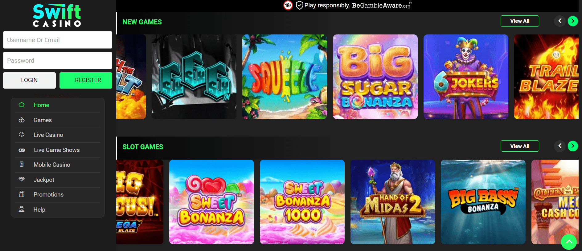 Swift Casino Sister Sites – Play at Sites like Swift Casino (2024)