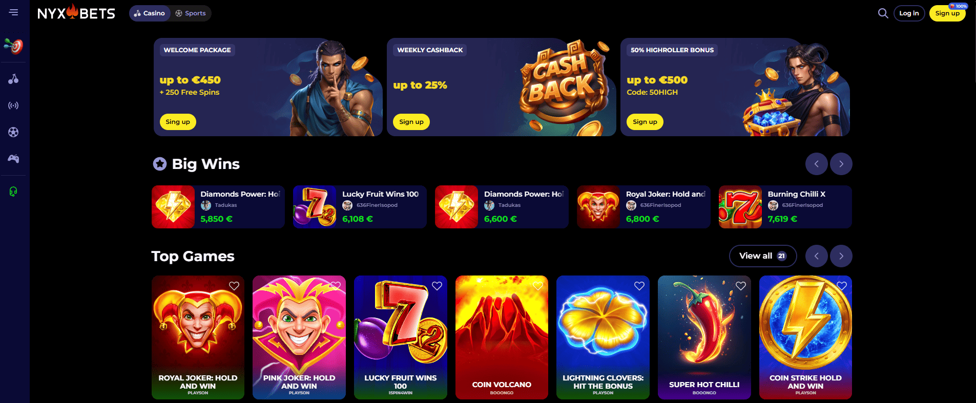 NYXbets Casino