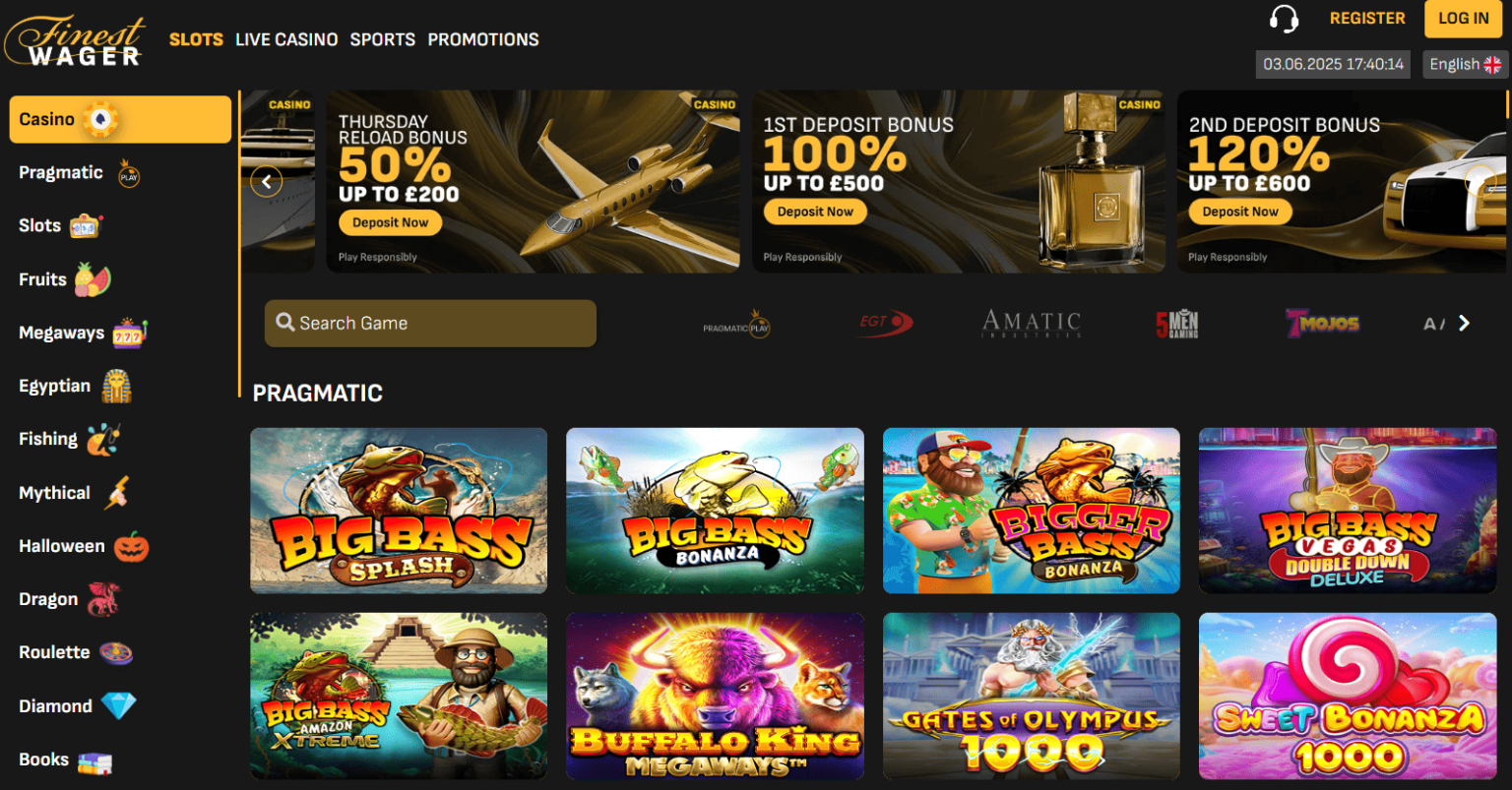 Finestwager sister sites [June 2025] ⚡ List of Similar Casinos UK