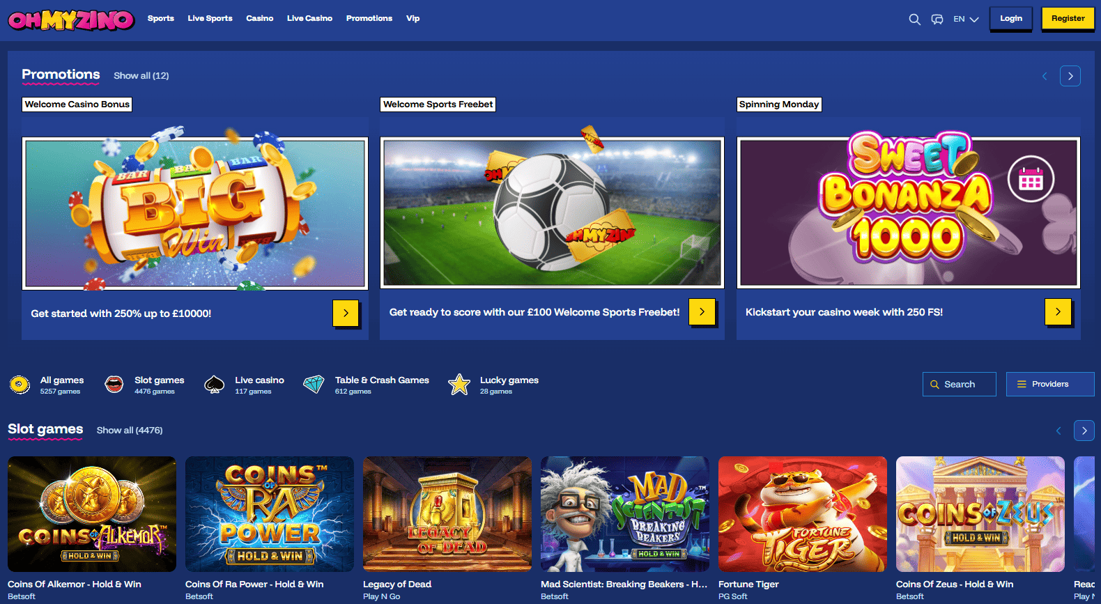 OhMyZino Casino