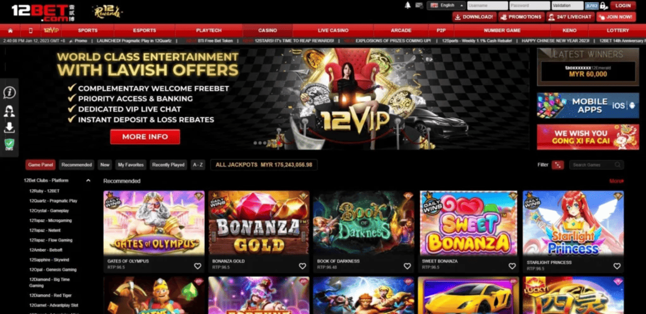 12 Bet Casino