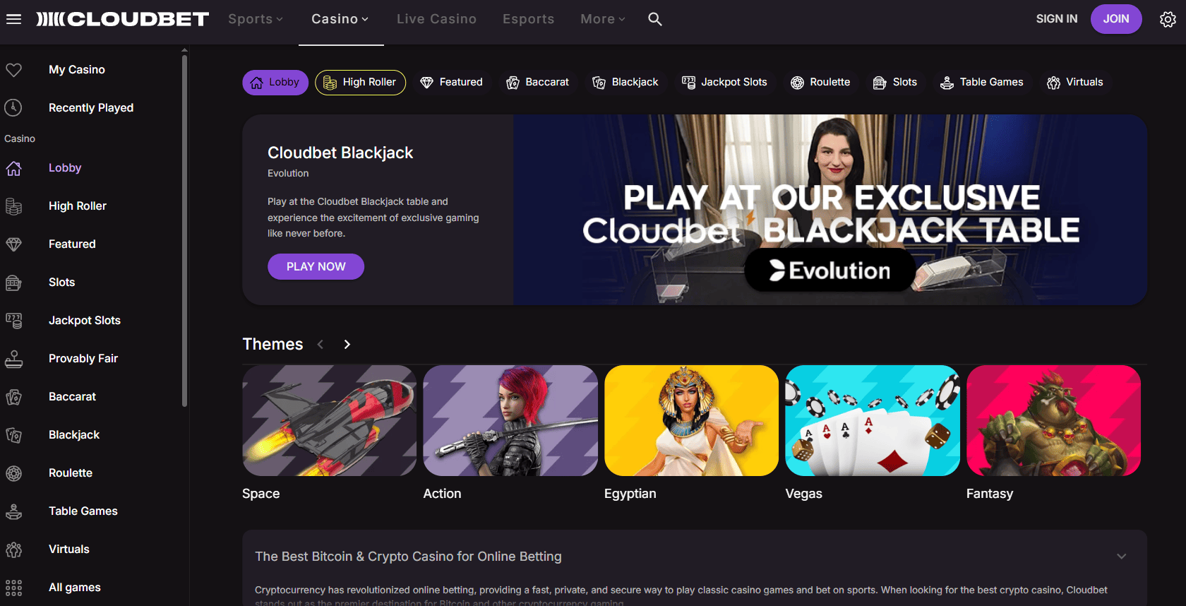 Cloudbet Casino