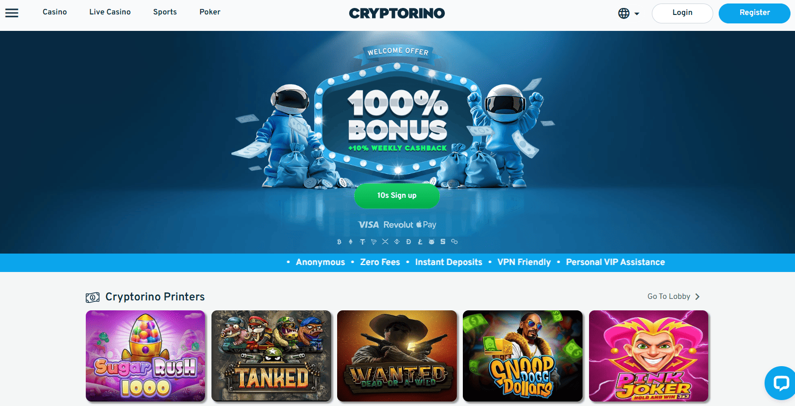 Cryptorino Casino