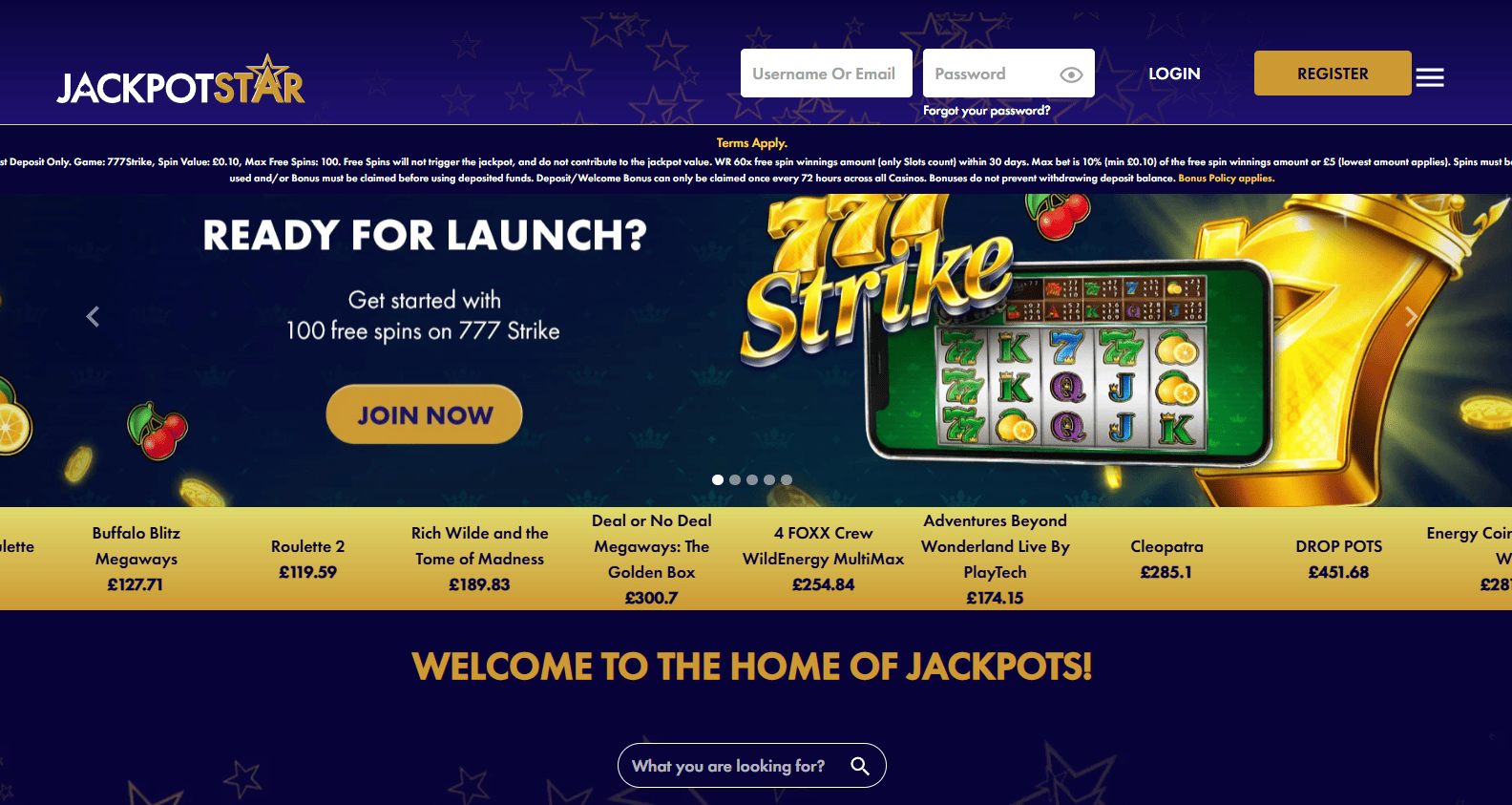 JackpotStar Casino