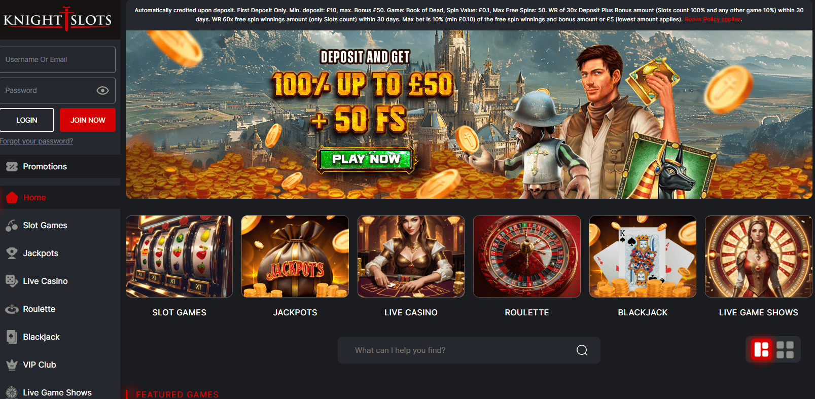 KnightSlots Casino