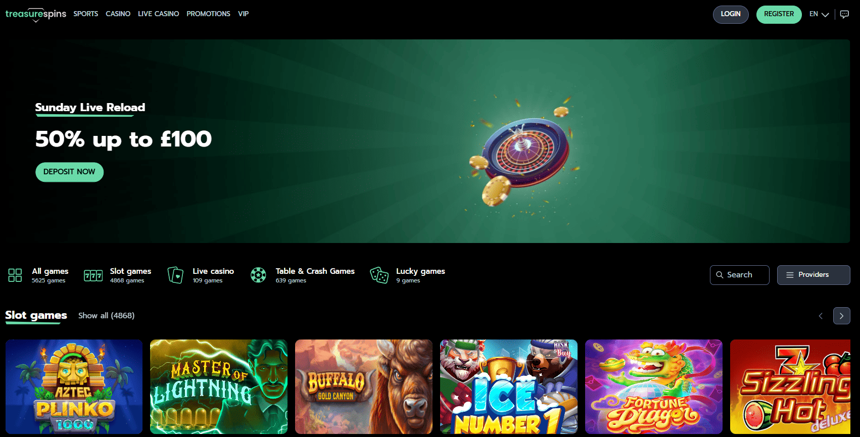 Treasure Spins Casino