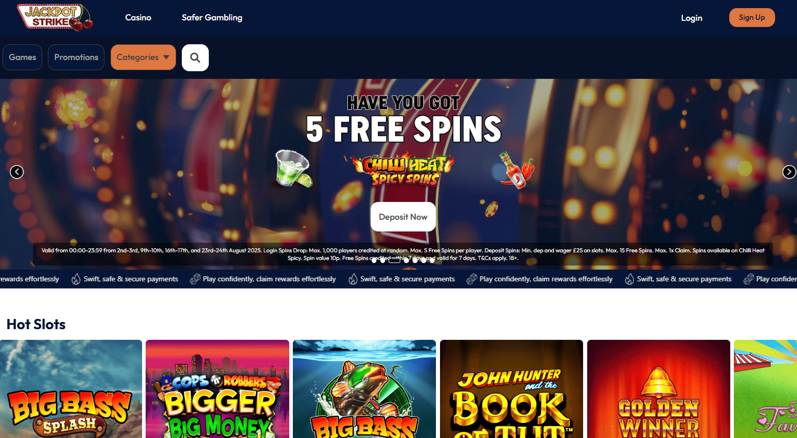Jackpot Strike Casino