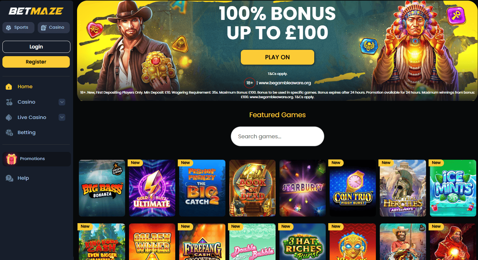 betmaze casino