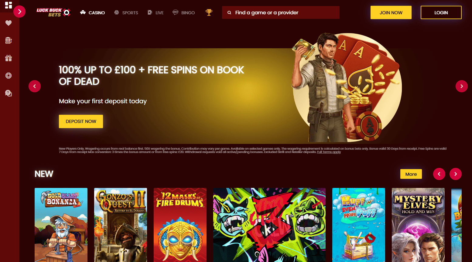 Luck Buck Bets Casino