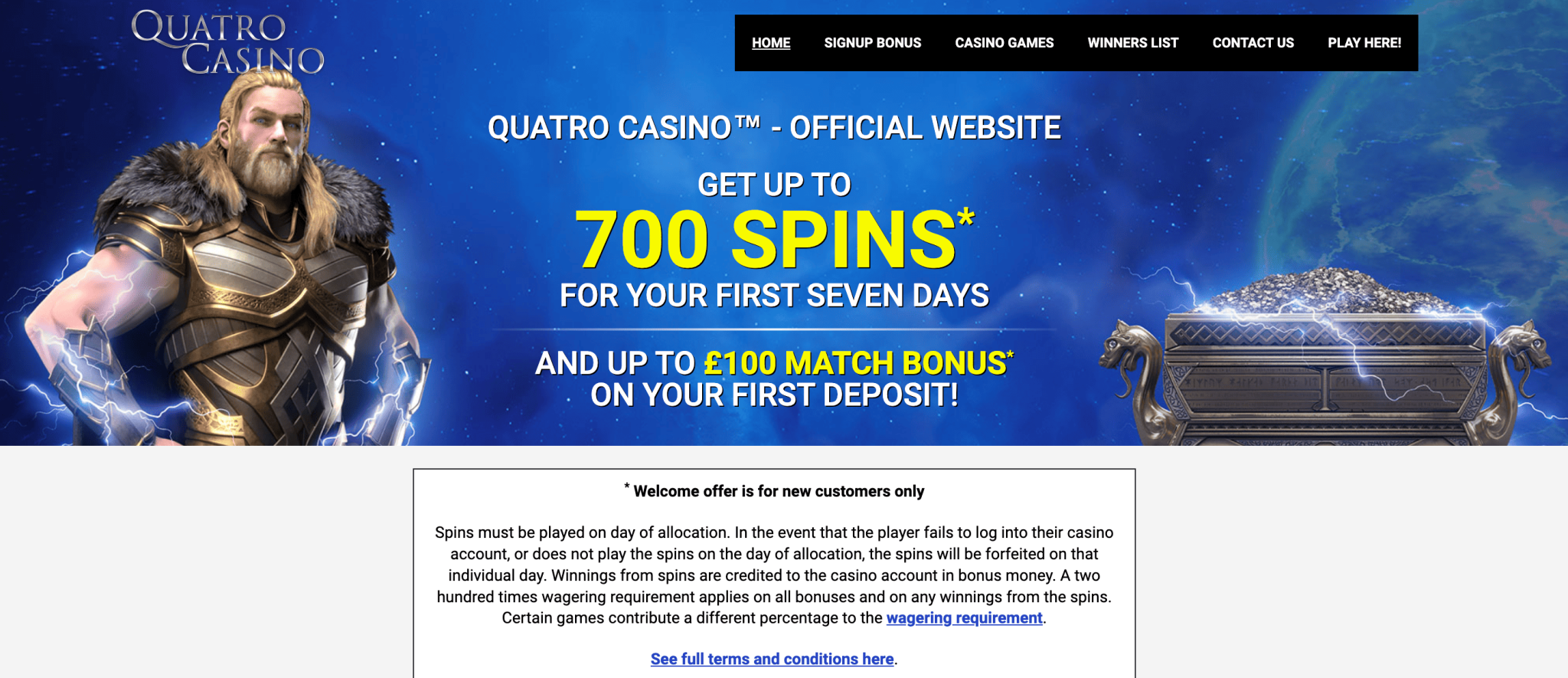 Quatro Casino Français au Canada Avis ️ 700 Tours Gratuits