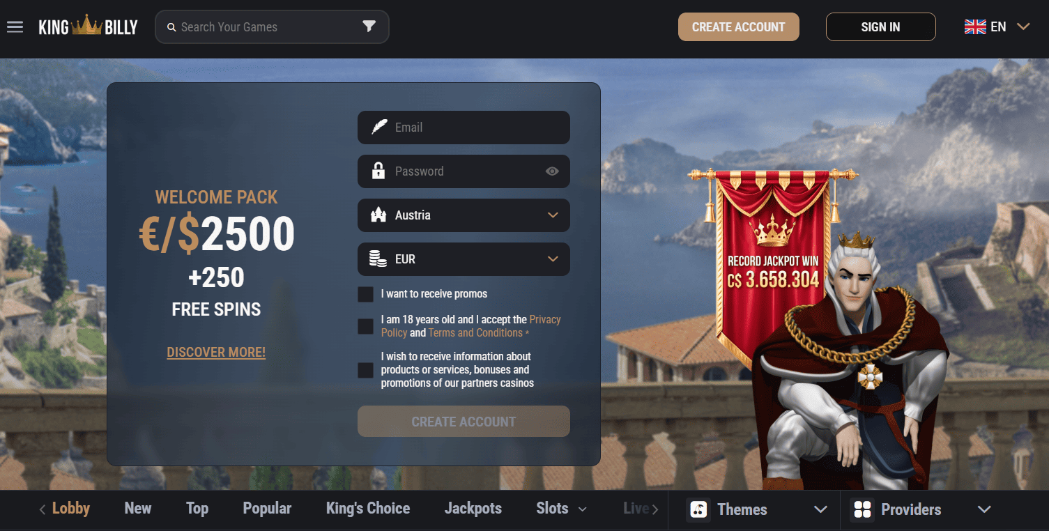 King Billy Casino