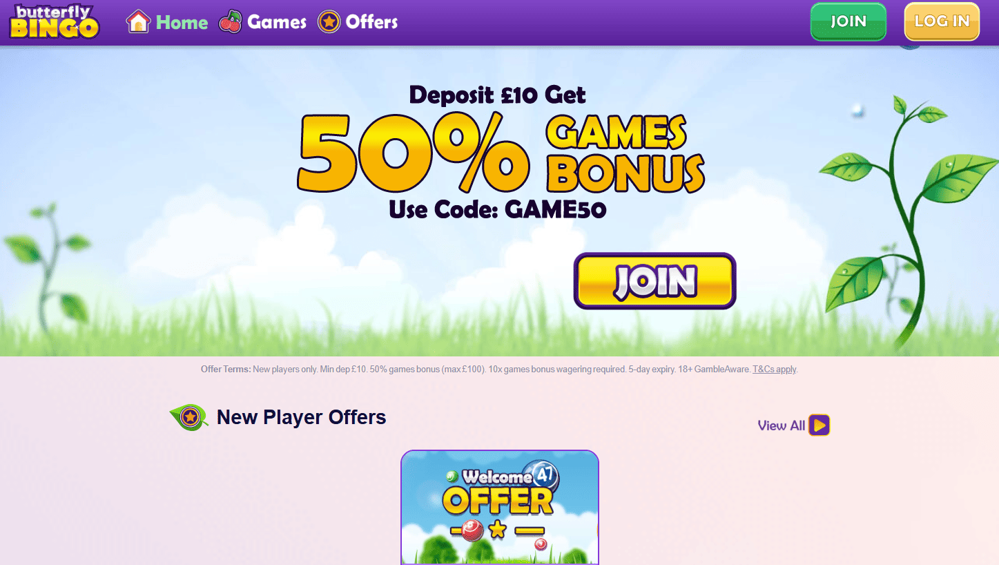 Butterfly Bingo Casino