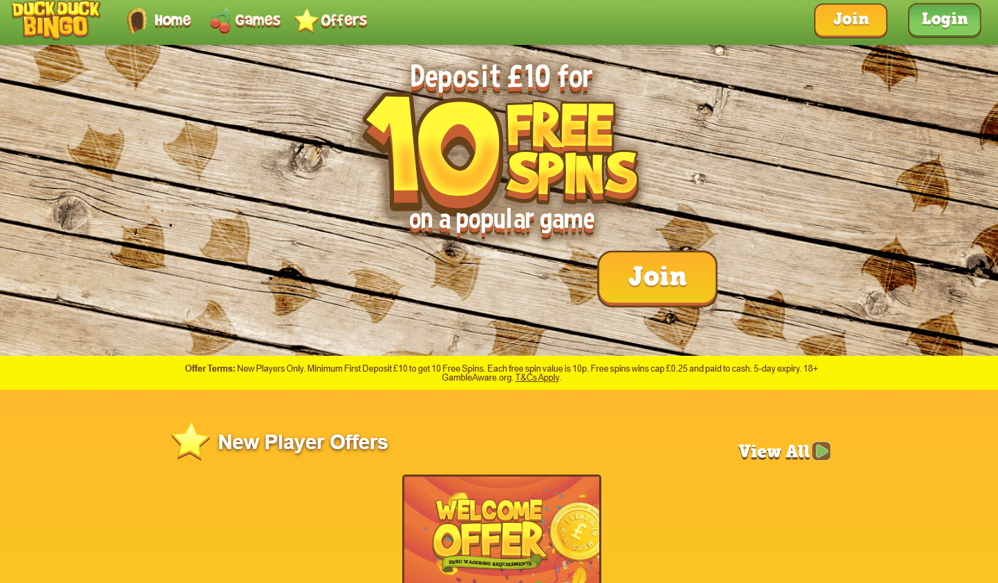 Duck Duck Bingo Casino