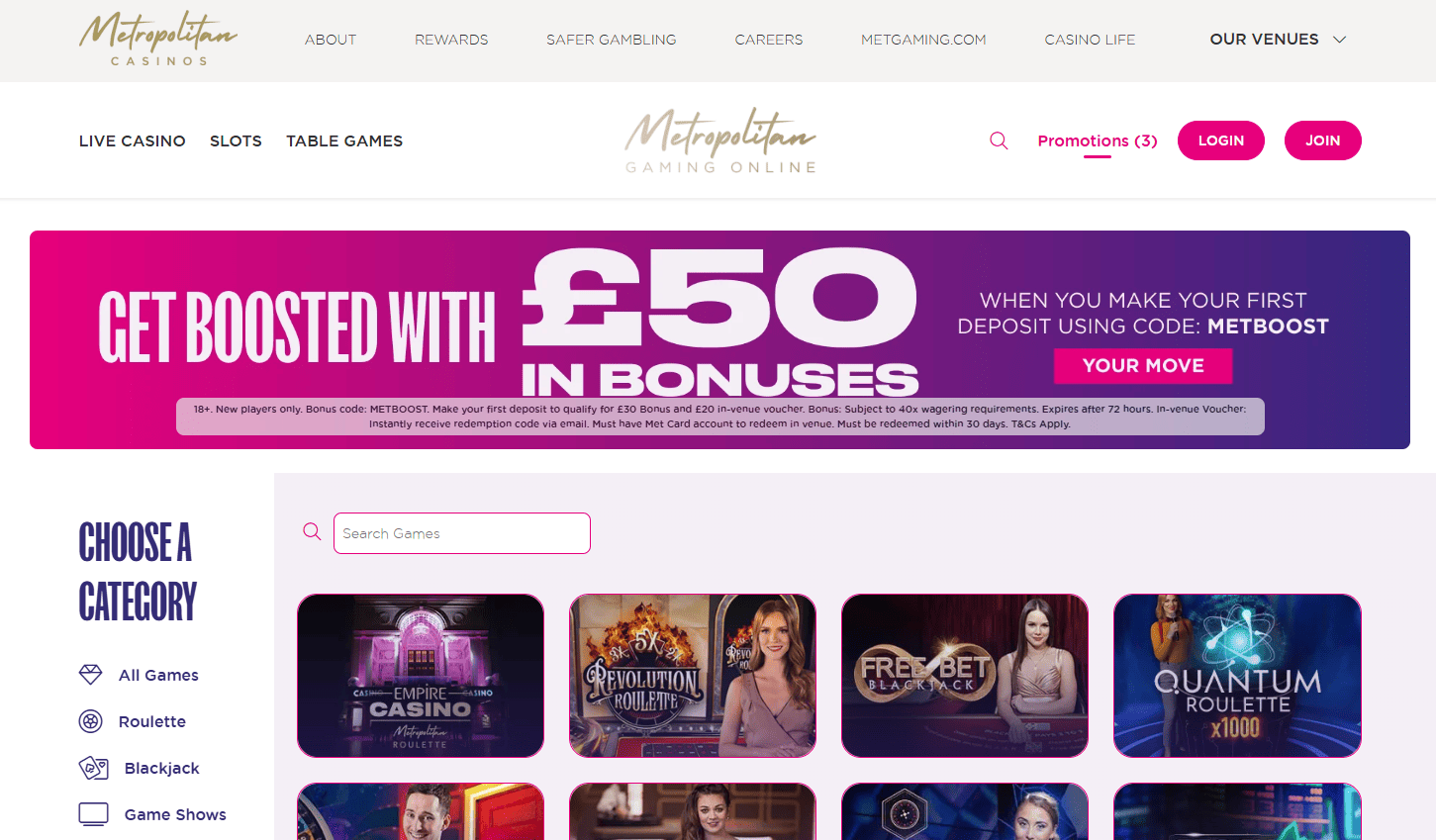 Metropolitan Gaming Casino