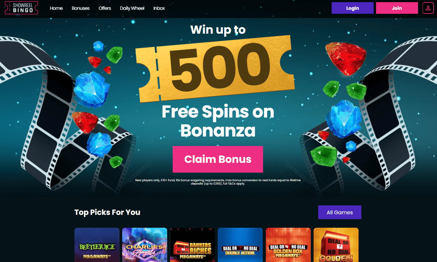 Showreel Bingo Casino