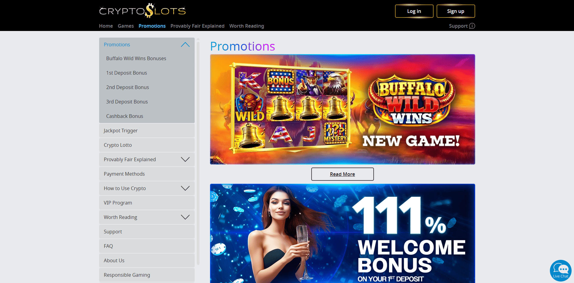 Crypto Slots promo
