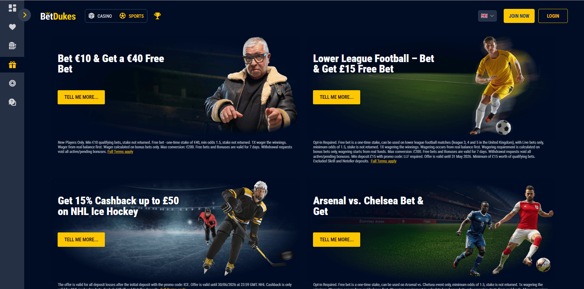 BetDukes promo